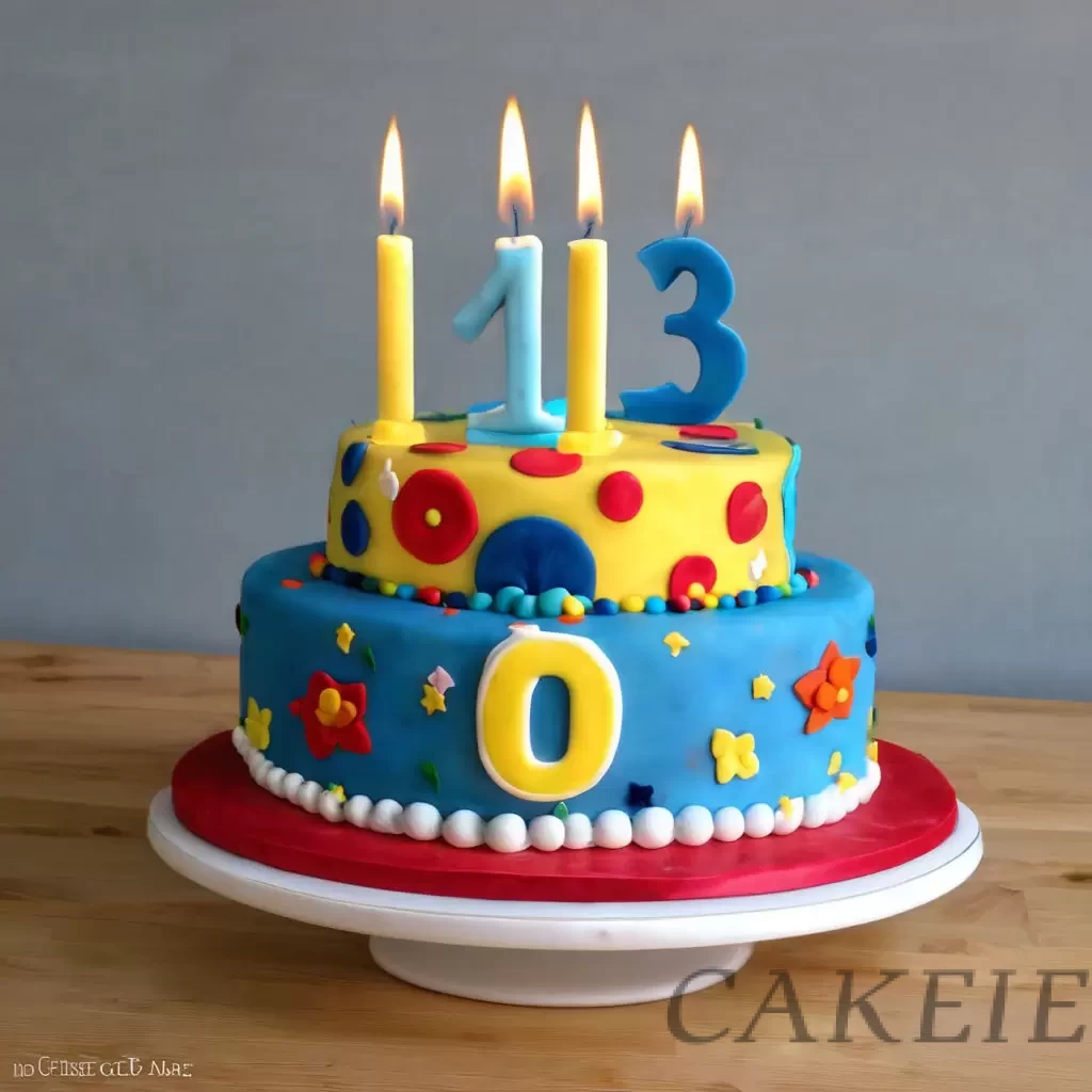 Tasty First Digit Cake